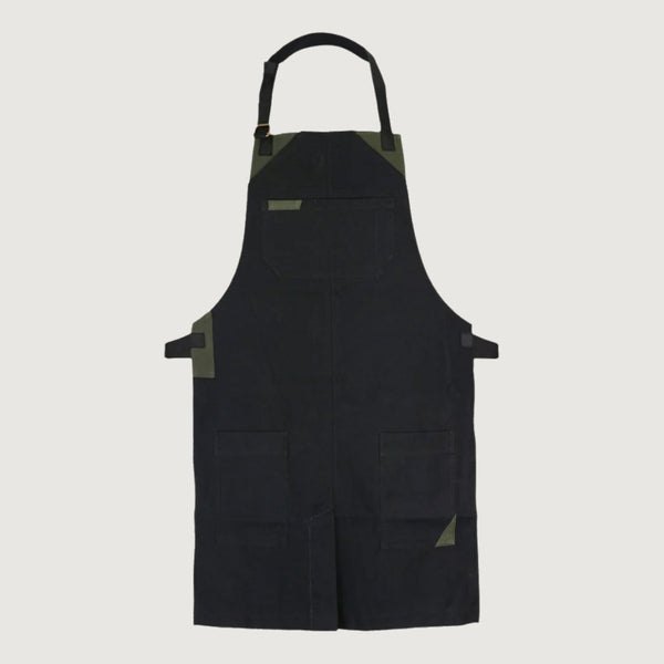 The Warwickshire Black Canvas Fabric Hairstylist Apron