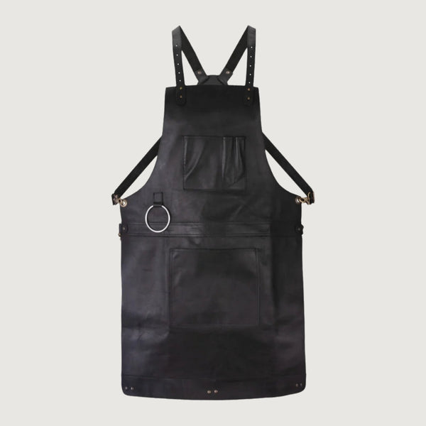 The Riding of Yorkshire Full Grain Black Apron